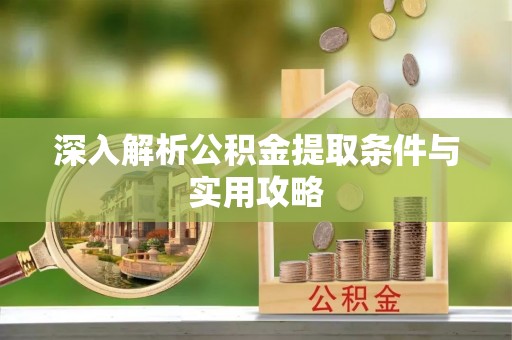 兴安盟深入解析公积金提取条件与实用攻略